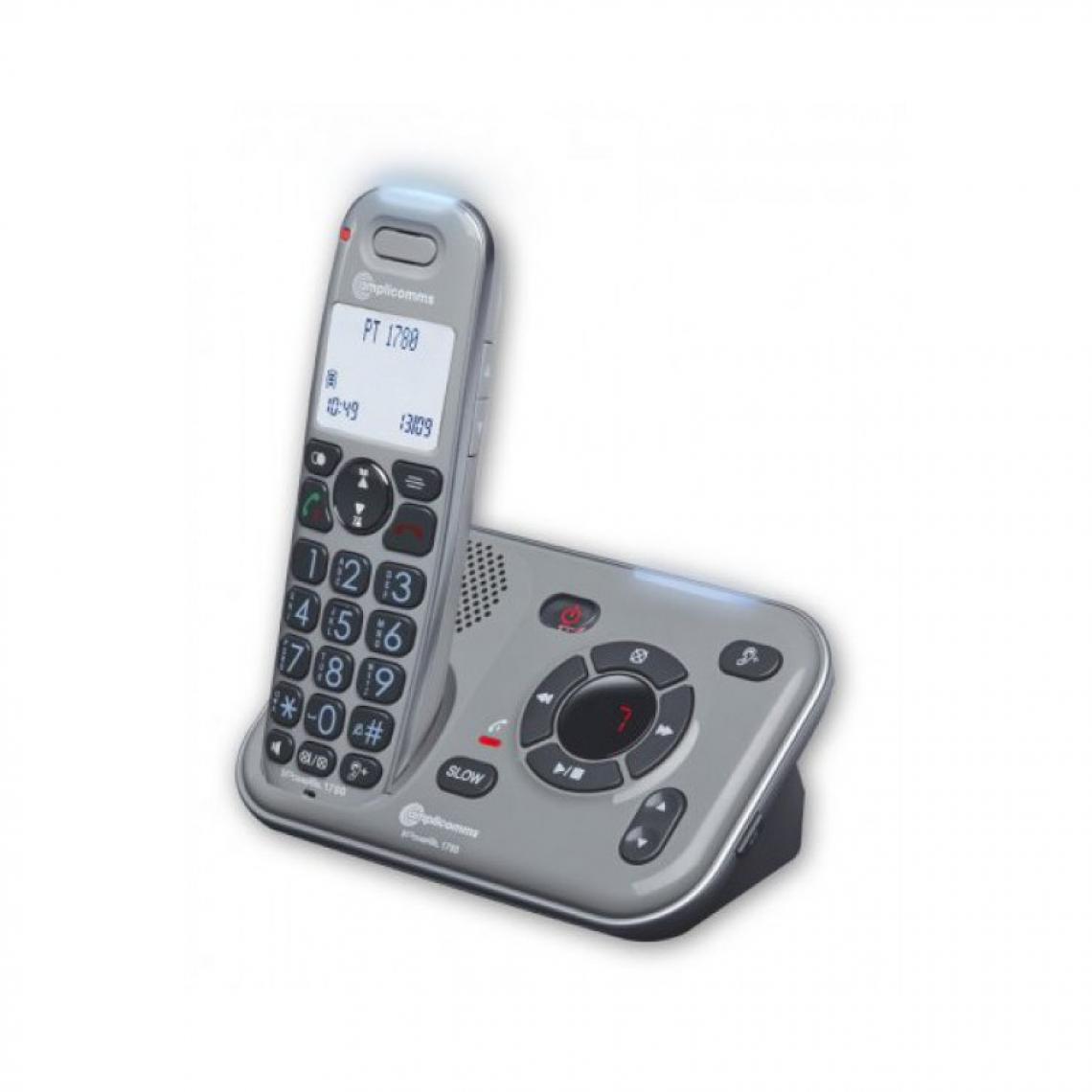 Amplicomms - Téléphone Amplifié PowerTel 2780 Répondeur Amplicomms - Téléphone fixe-répondeur
