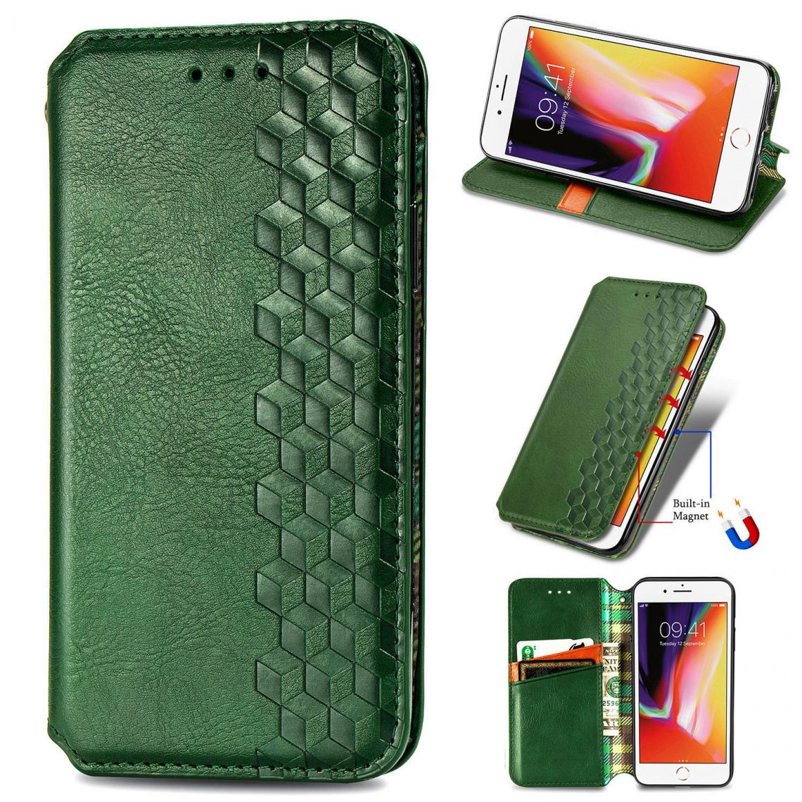 OtterBox - iPhone 6/6S Housse Etui Coque de protection type portefeuille (tressée) [Vert] - Coque, étui smartphone