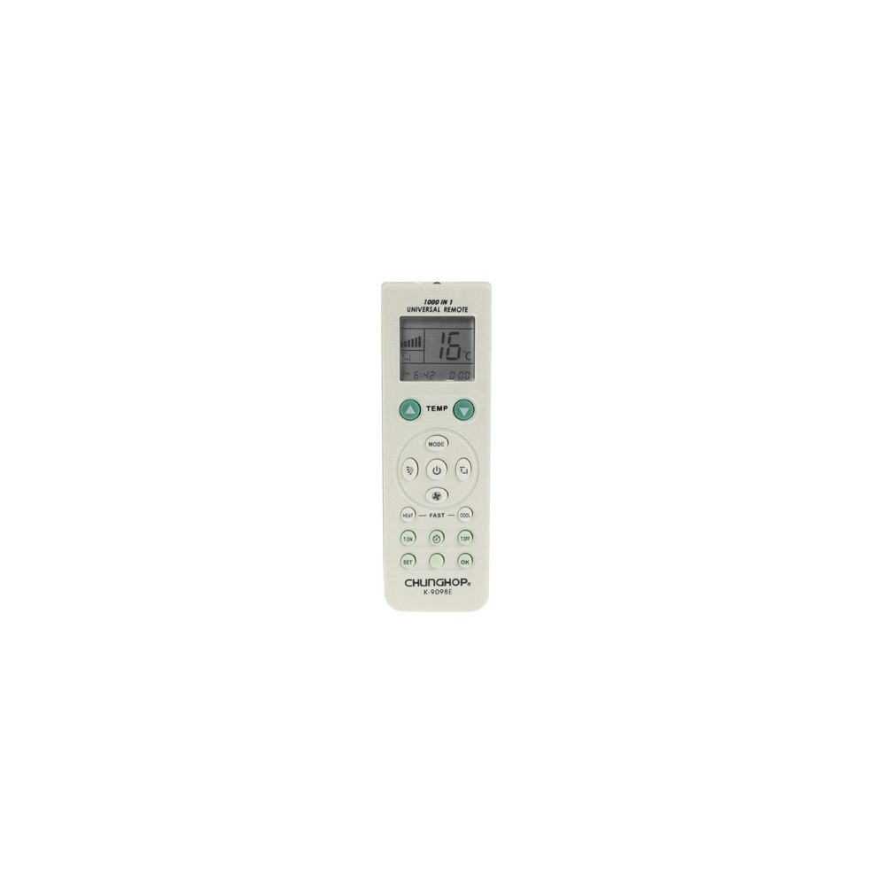 Wewoo - Télécommande universelle Air conditionnée blanc - Accessoires de motorisation