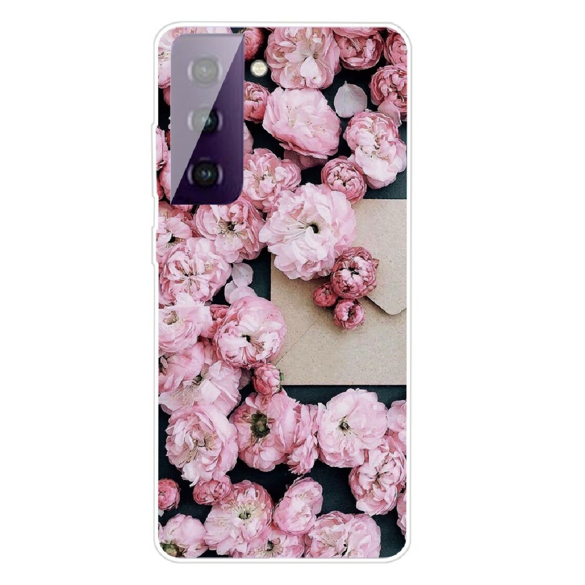 Other - Coque en TPU exécution d'impression de modèle fleurs roses pour votre Samsung Galaxy S30 - Coque, étui smartphone