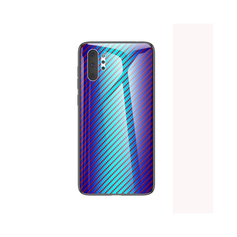marque generique - Coque en verre trempé antichoc magnifique pour Samsung Galaxy A7 2018/A750 - Bleu - Autres accessoires smartphone