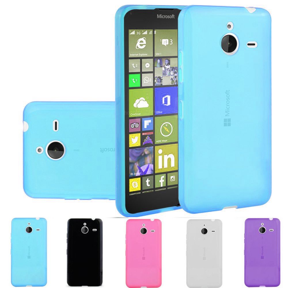 marque generique - Microsoft Lumia 640 XL Housse Etui Housse Coque de protection Silicone TPU Gel Bleu - Autres accessoires smartphone