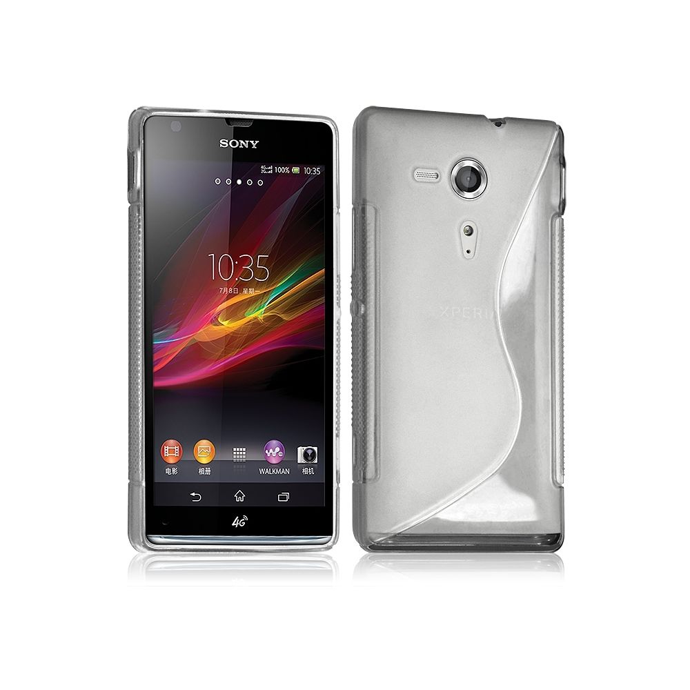 Karylax - Housse Coque Etui S-Line Style Translucide pour Sony Xperia SP + Film de Protection - Autres accessoires smartphone