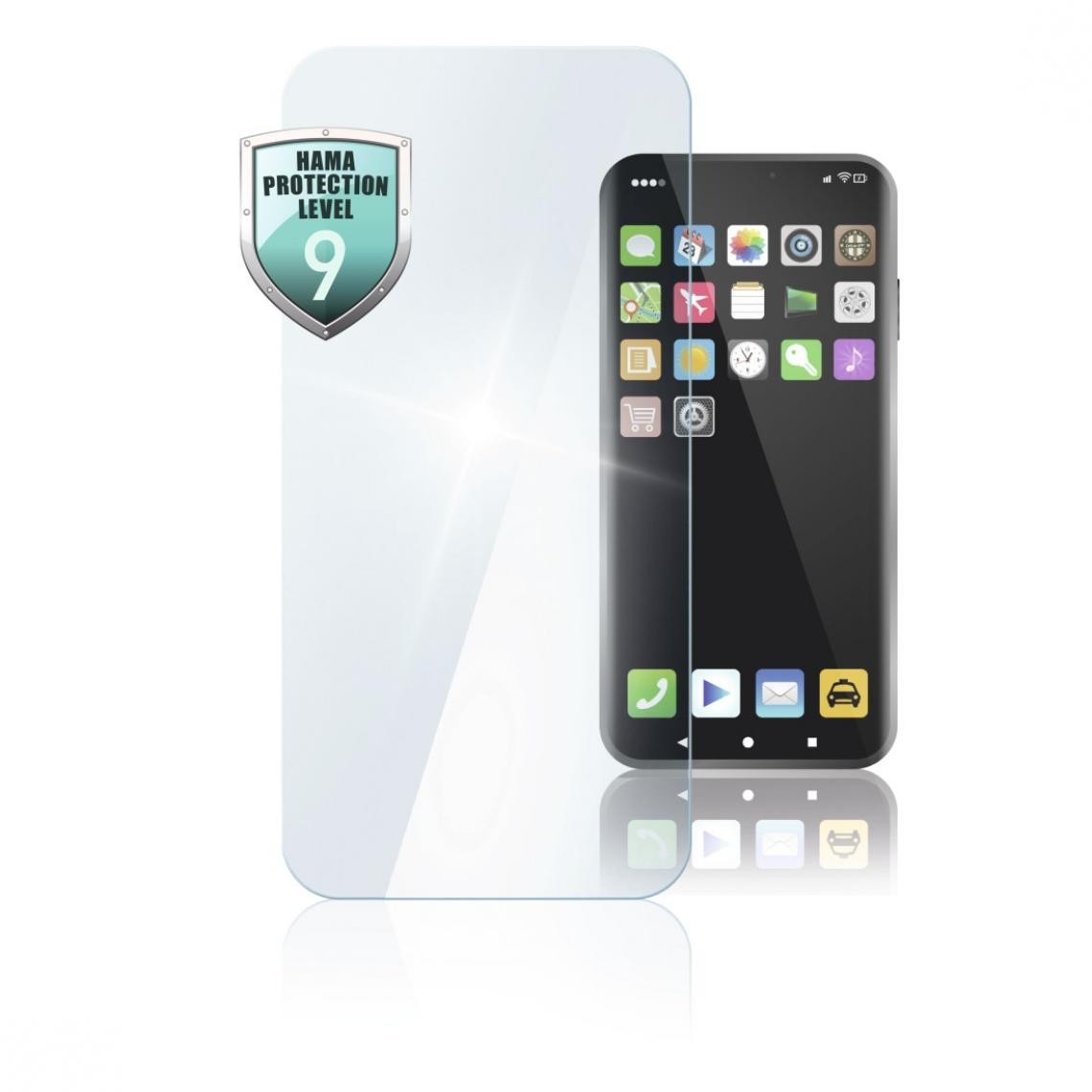 Hama - Protection d'écran en verre véritable pour Xiaomi Mi 10 Lite 5G - Protection écran smartphone