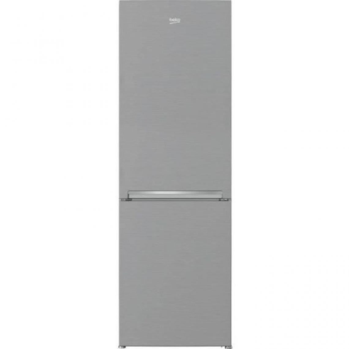 Beko - BEKO RCHE365K30XBN - Refrigerateur combine pose-libre 334L 233+101L - Froid ventile - L59,5x H184,5cm - Metal brosse - Réfrigérateur