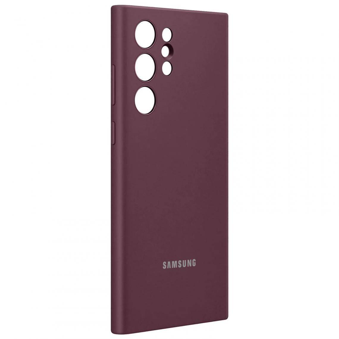 Samsung - Coque Samsung S22 Ultra Bordeaux - Coque, étui smartphone