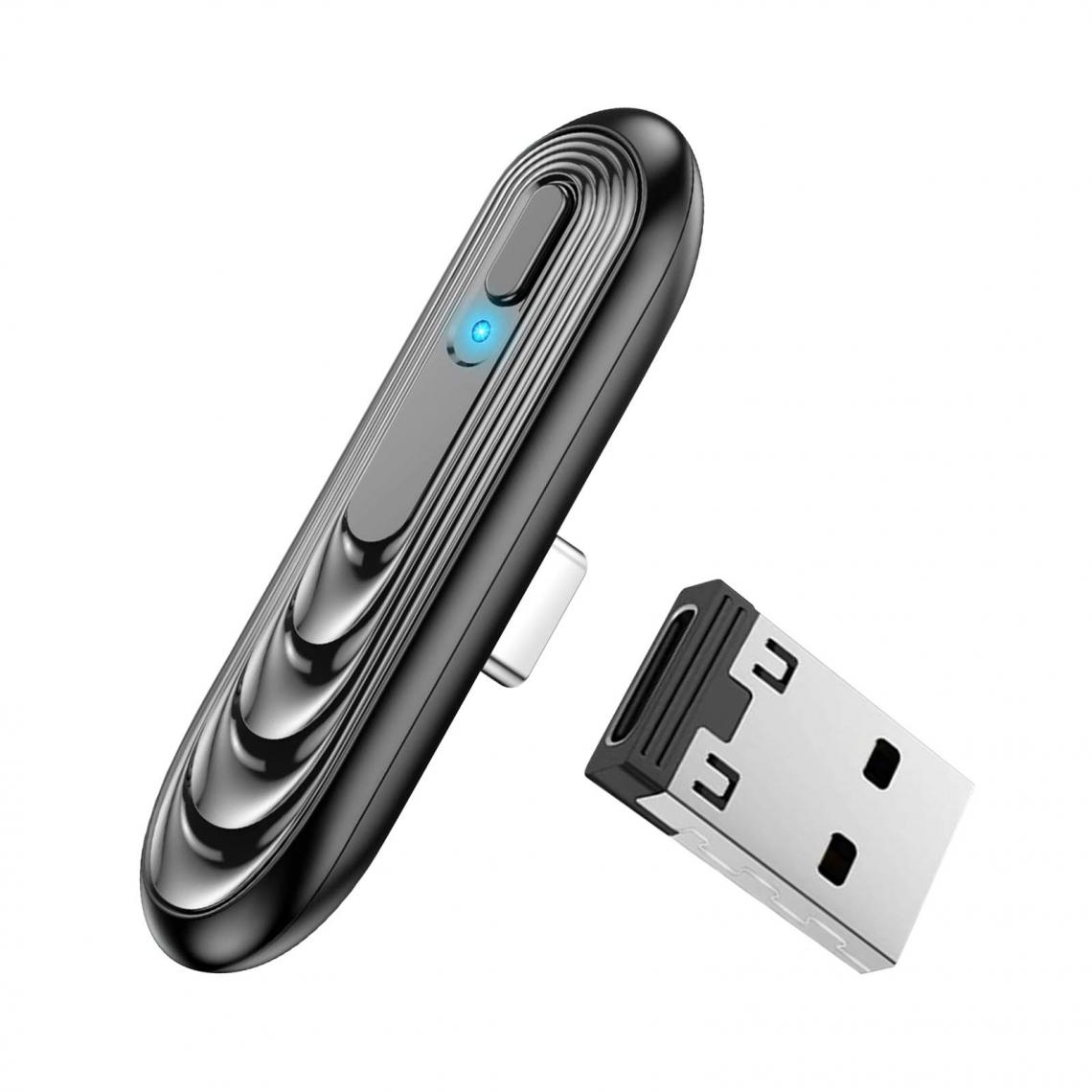 Avizar - Adaptateur Bluetooth Nintendo Switch Émetteur Récepteur USB-C / USB Compact Noir - Autres accessoires smartphone