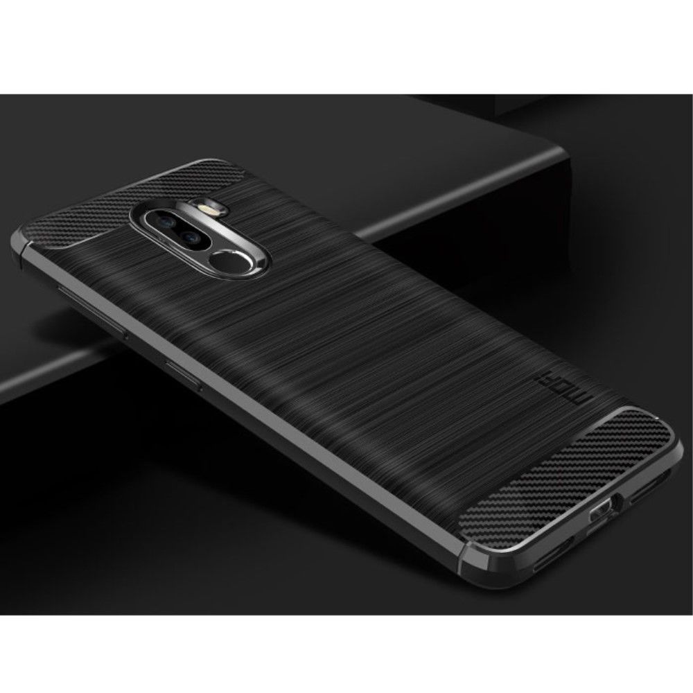 marque generique - Coque en TPU en fibre de carbone couleur noir pour votre Xiaomi Pocophone F1 - Autres accessoires smartphone