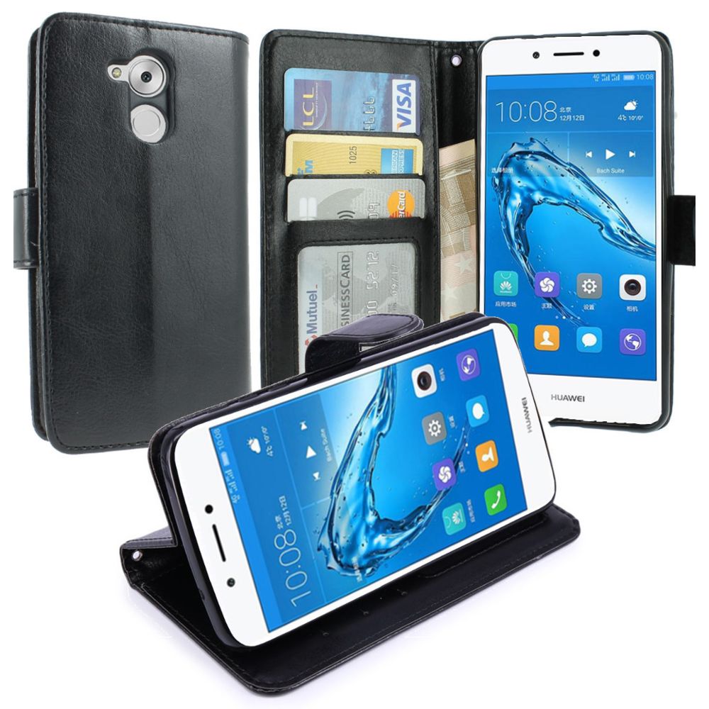 marque generique - Huawei Enjoy 6s Housse Coque Etui de luxe Portefeuille Porte Carte Et Billet (avec support integré) - Autres accessoires smartphone