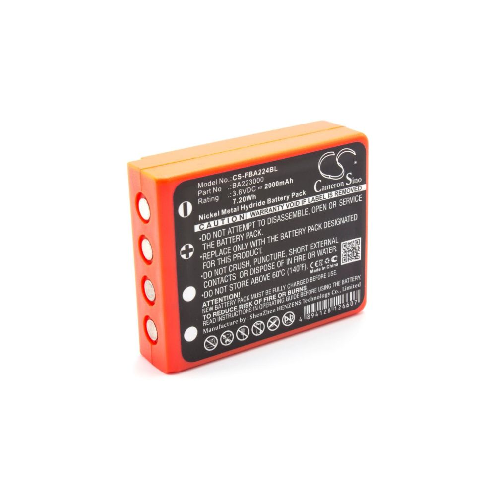 Vhbw - vhbw NiMH batterie 2000mAh (3.6V) pour télécommande pour grue Remote Control comme HBC BA223000 - Autre appareil de mesure