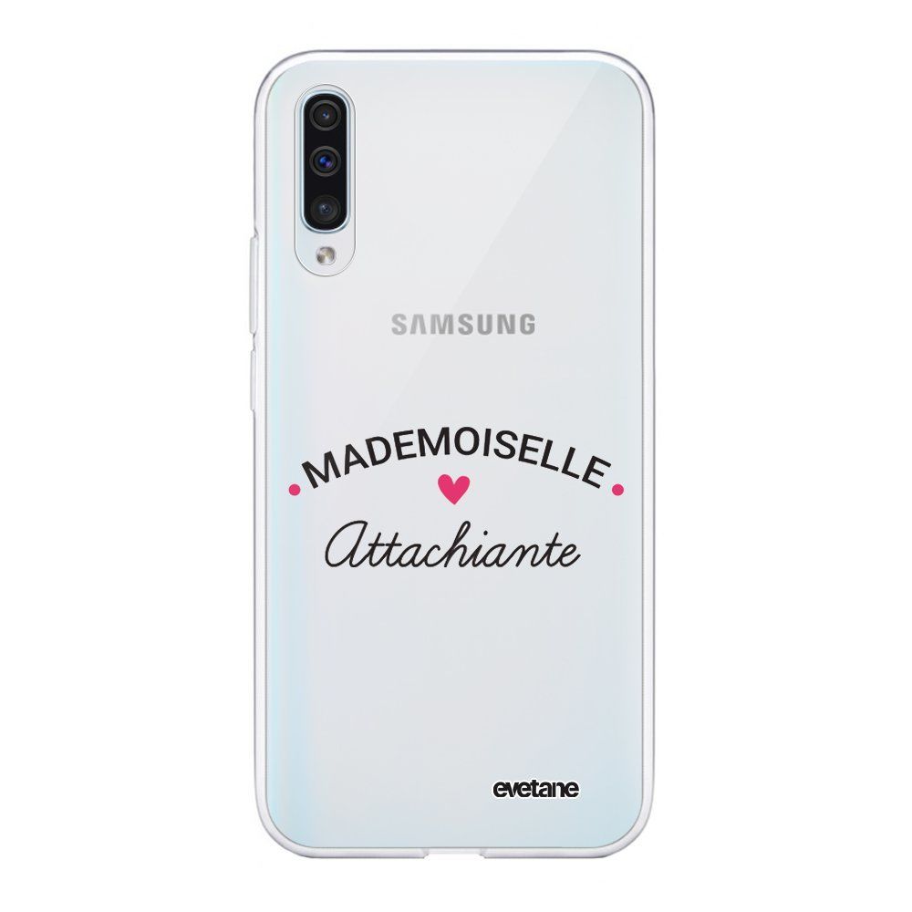 Evetane - Coque Samsung Galaxy A50 360 intégrale transparente Mademoiselle Attachiante Ecriture Tendance Design Evetane. - Coque, étui smartphone