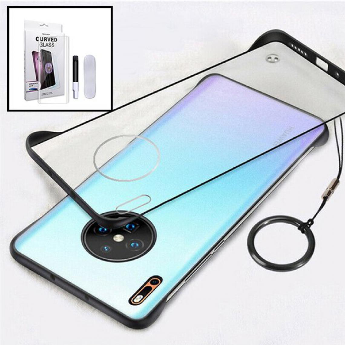 Phonecare - Kit Verre Trempé Nano Curved UV + Coque Invisible Bumper - Huawei Mate 30 Pro 5G - Coque, étui smartphone