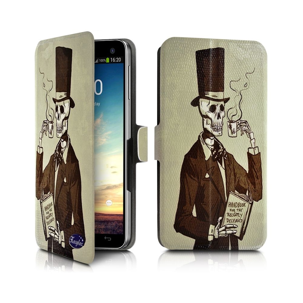Karylax - Housse Etui Porte-Carte Support Universel L Motif KJ19 pour HTC Desire 826 Dual Sim - Autres accessoires smartphone