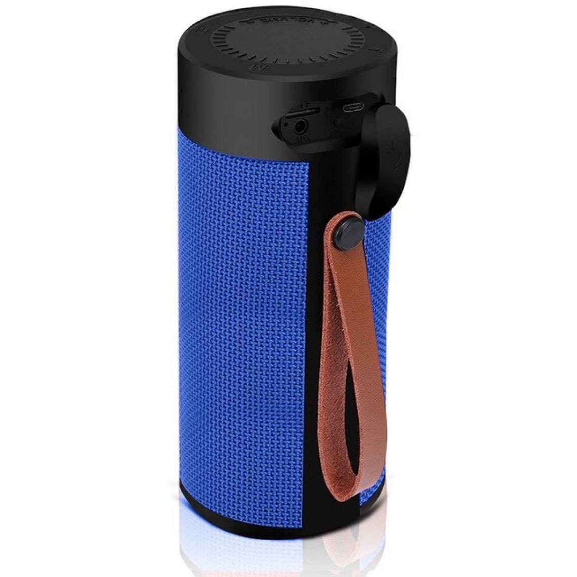 Universal - Extérieur sans fil Bluetooth 5.0 haut-parleur subwoofer haut-parleur de musique haut-pareil stéréo multifonctionnel portable mini enceinte | (bleu) - Hauts-parleurs