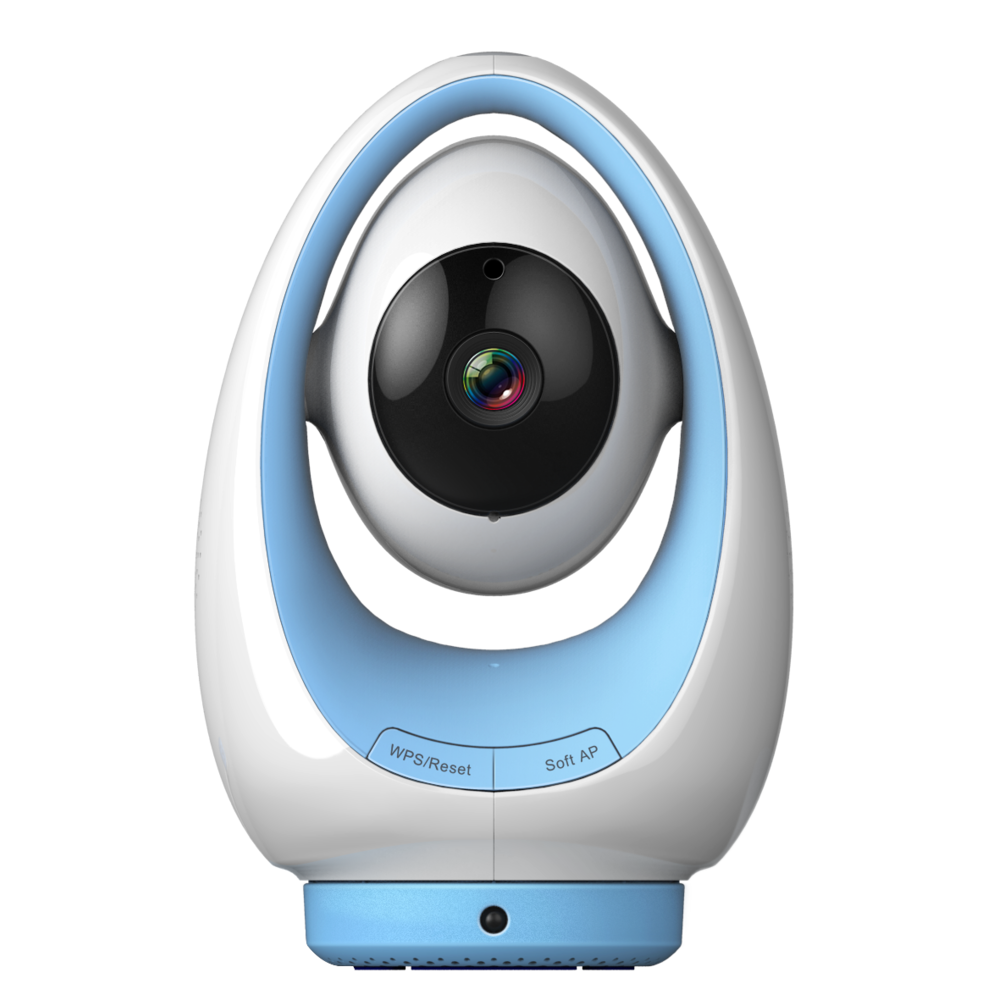 Foscam - Fosbaby P1 Bleu - Caméra intérieure - Caméra de surveillance connectée
