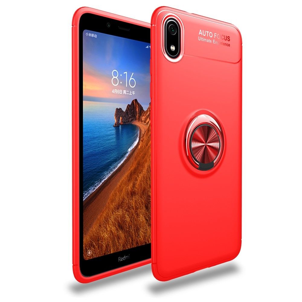 marque generique - Coque en TPU rouge avec béquille pour votre Xiaomi Redmi 7A - Coque, étui smartphone