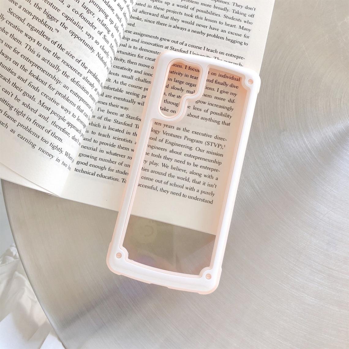 Wewoo - Housse Étui Coque Pour Huawei P30 Antichoc Transparente TPU Couleur Bonbon Rose - Coque, étui smartphone