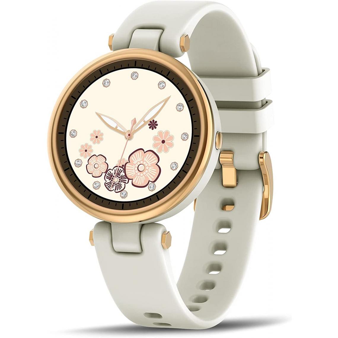 Chronotech Montres - Chronus Connect Watch for Women, Waterproof IP67 Sport for Connected Watch(White) - Montre connectée