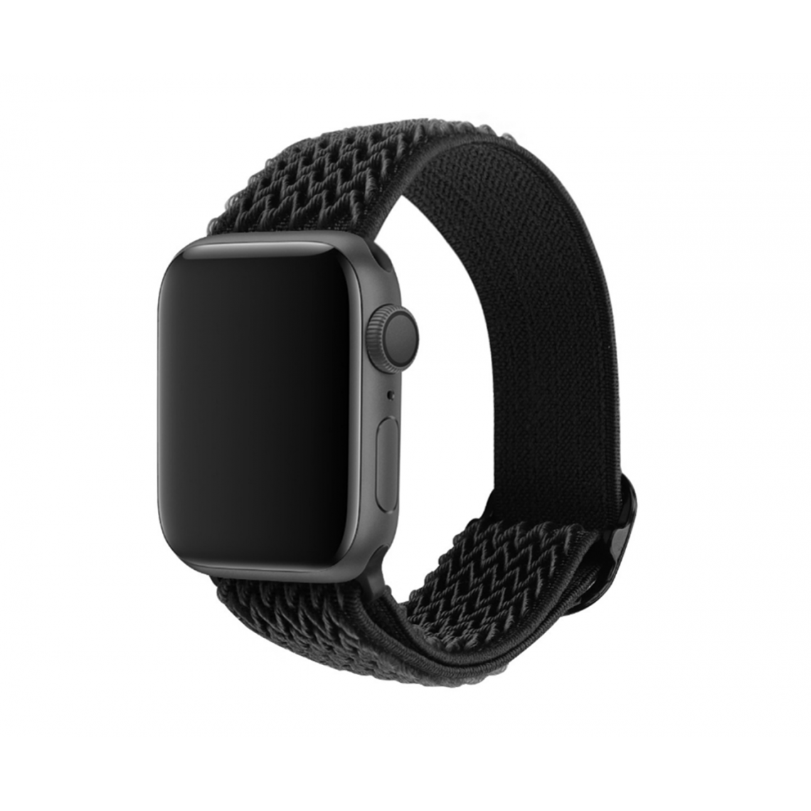 Generic - B16 Black Watch Bracelets de remplacement 42mm 44mm 44mm 45mm Nylon Motif Sangle Sport Sport pour Apple Iwatch 7654321 SE - Accessoires Apple Watch