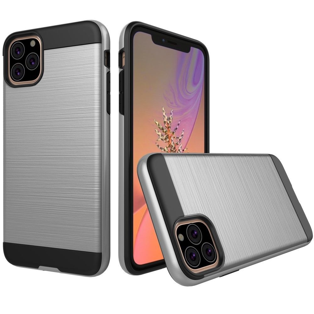 marque generique - Coque en TPU hybride gris clair pour votre Apple iPhone XR 6.1 pouces (2019) - Coque, étui smartphone