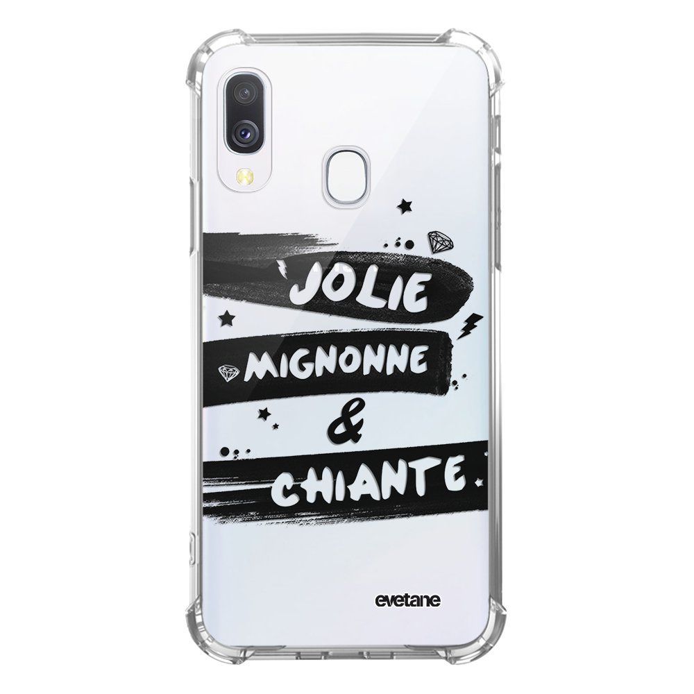 Evetane - Coque Samsung Galaxy A20e anti-choc souple avec angles renforcés transparente Jolie Mignonne et chiante Evetane - Coque, étui smartphone