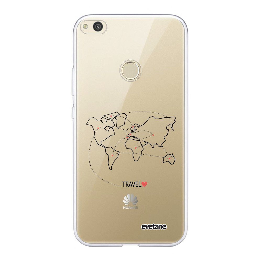 Evetane - Coque Huawei P8 lite 2017 souple transparente Travel Motif Ecriture Tendance Evetane. - Coque, étui smartphone