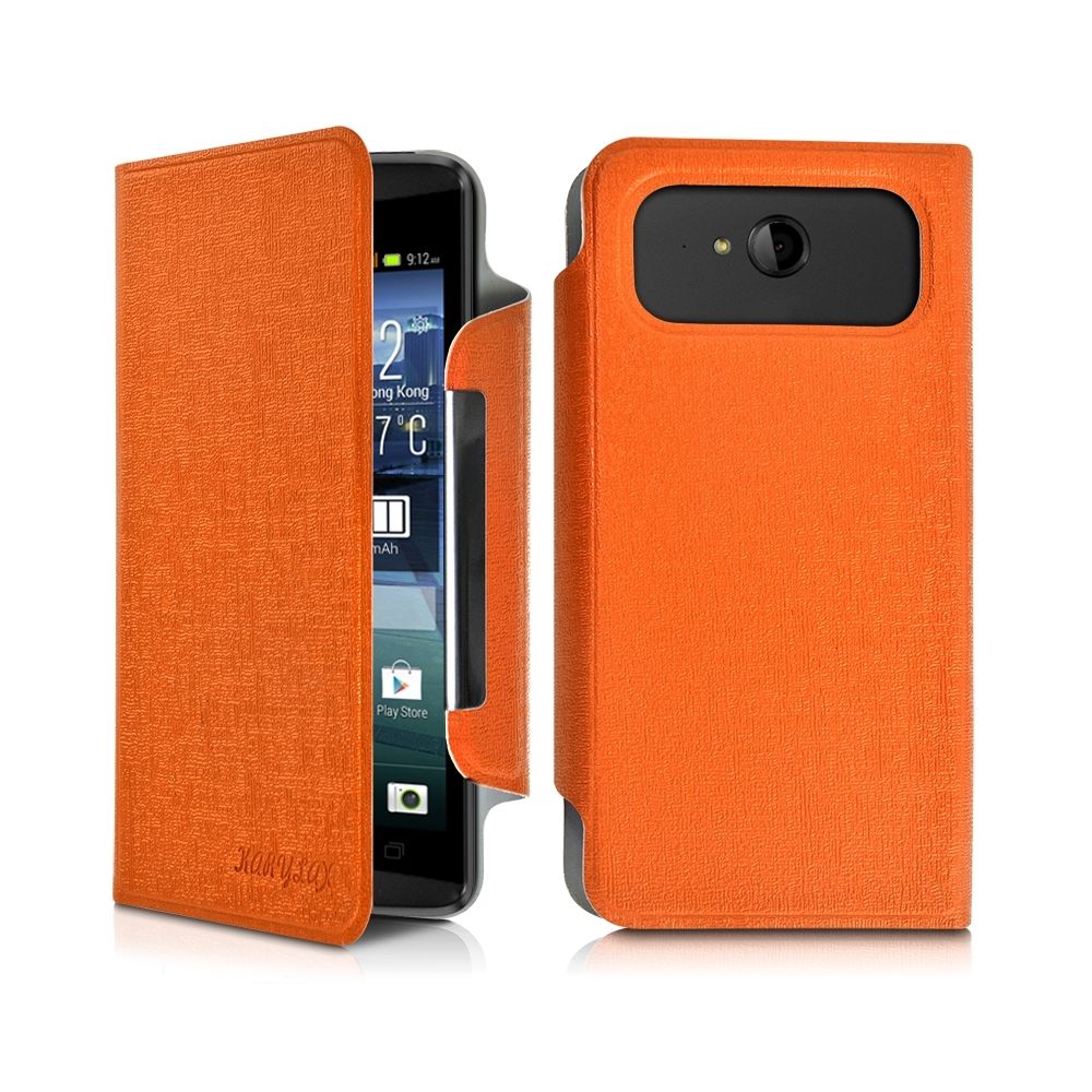 Karylax - Housse Etui à Rabat Universel L Couleur Orange pour Acer Liquid E700 - Autres accessoires smartphone