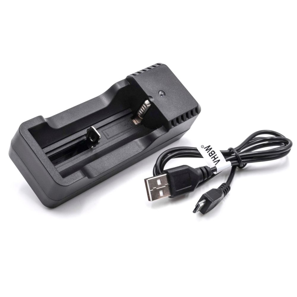 Vhbw - vhbw Chargeur USB pour piles rondes au lithium du type 14500, 18350, 18500, 18650, 17670 - Autre appareil de mesure