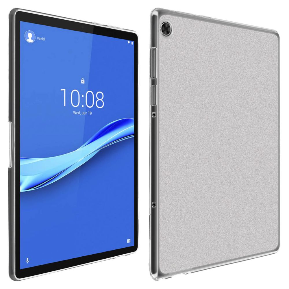 Avizar - Coque Lenovo Tab M10 Plus Silicone Flexible Résistant Ultra fine blanc - Coque, étui smartphone