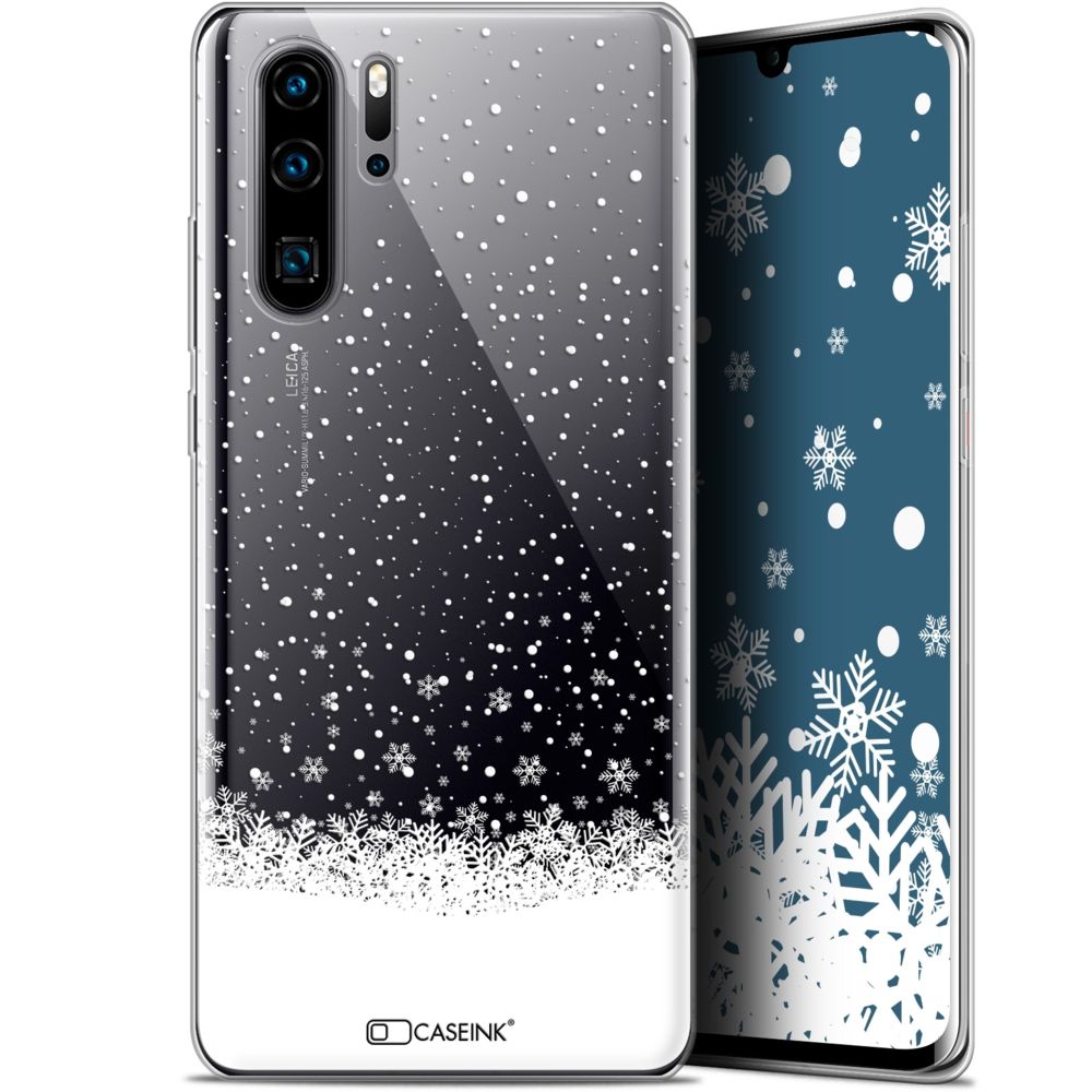 Caseink - Coque Pour Huawei P30 Pro (6.47 ) [Gel HD Collection Noël 2017 Design Flocons de Neige - Souple - Ultra Fin - Imprimé en France] - Coque, étui smartphone