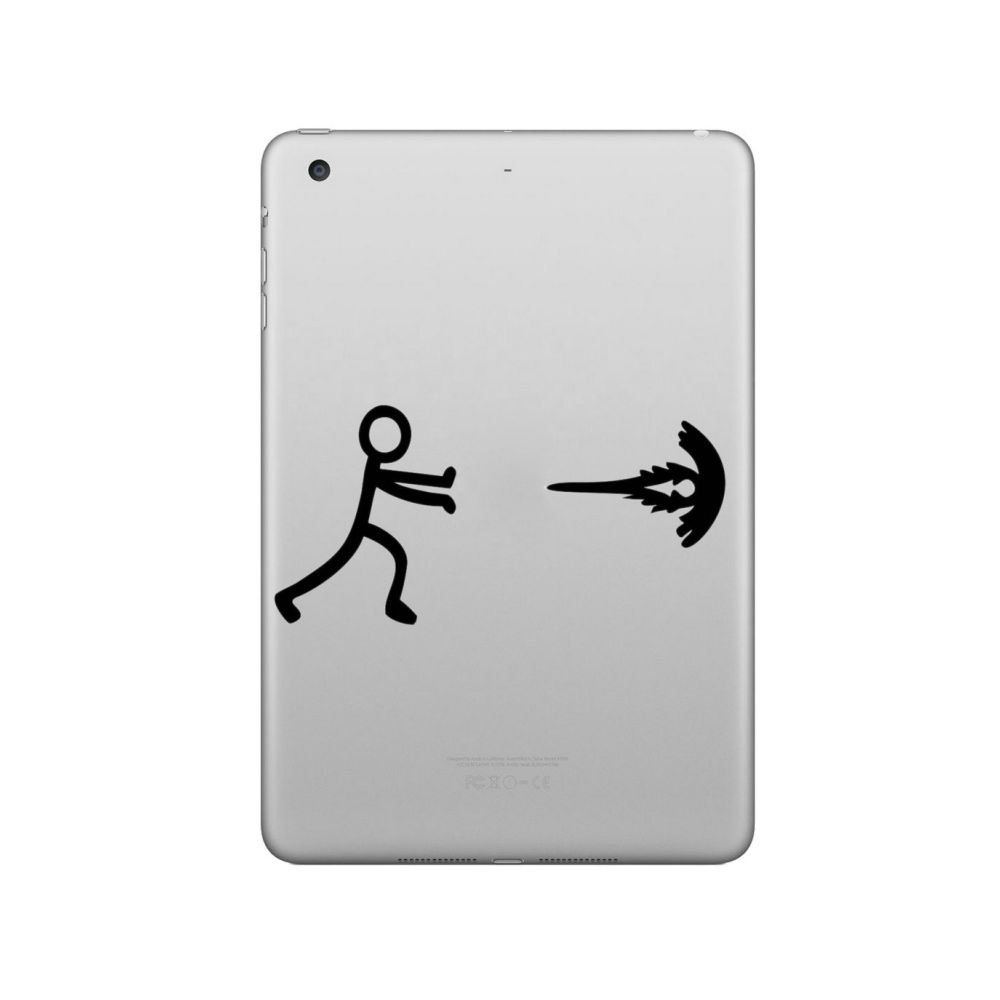 Wewoo - Sticker pour iPad mini / 2/3/4 Respiration Exercices Personne Motif Amovible Peau Décorative Autocollant - Autres accessoires smartphone