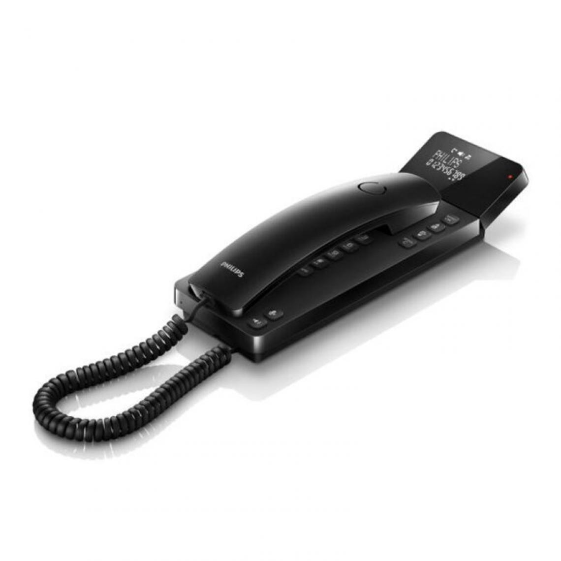 Philips - Téléphone fixe Philips M110B/23 2,75" Noir - Téléphone fixe filaire