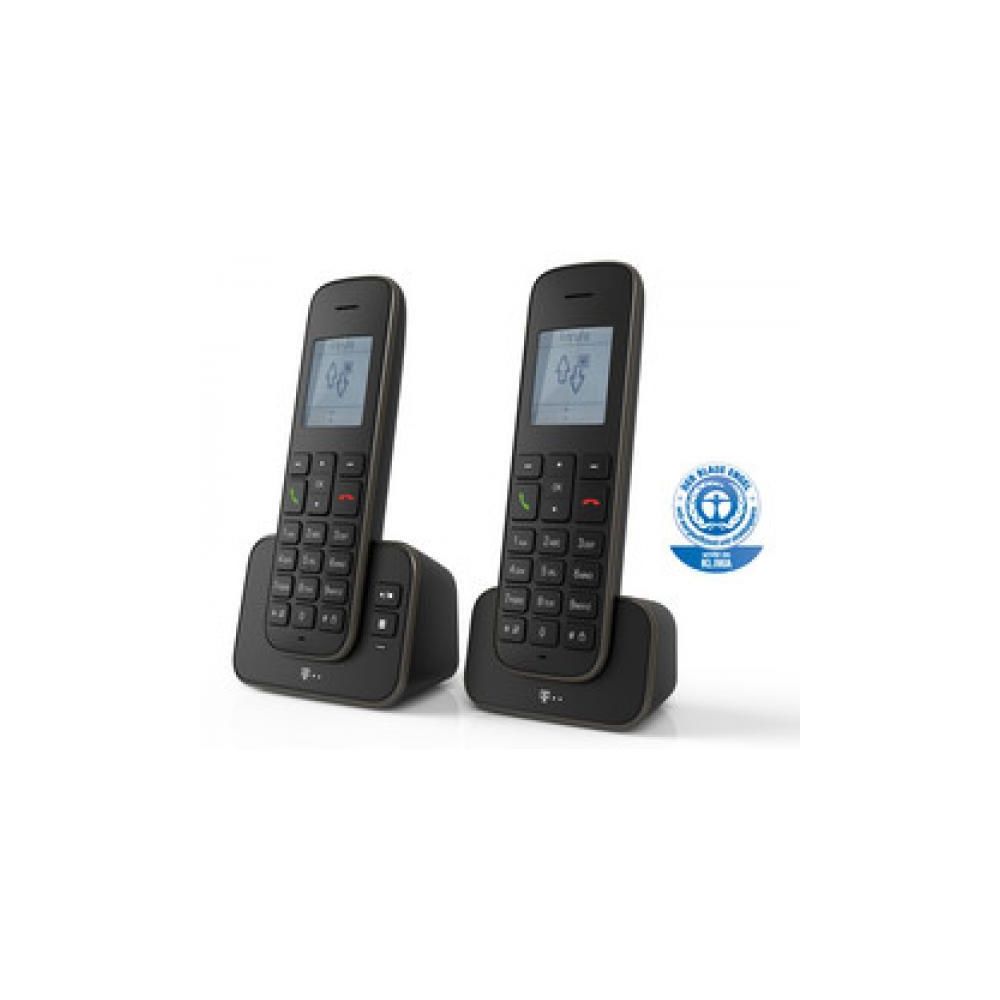 Telekom - Sinus A 207 Duo schwarz - Téléphone fixe-répondeur