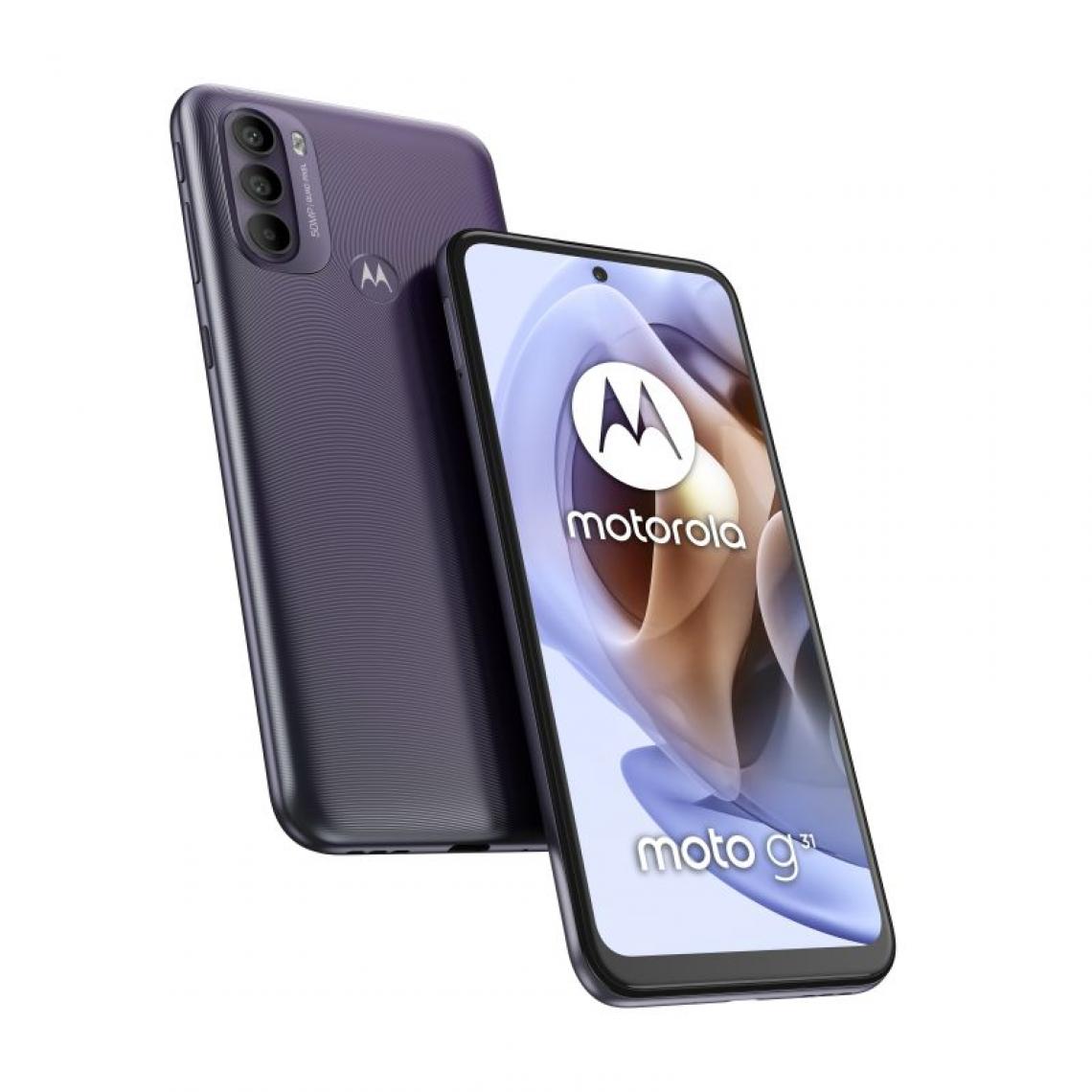 Inconnu - Motorola Moto G 31 16,4 cm (6.47``) Double SIM Android 11 4G USB Type-C 4 Go 64 Go 5000 mAh Gris - Smartphone Android