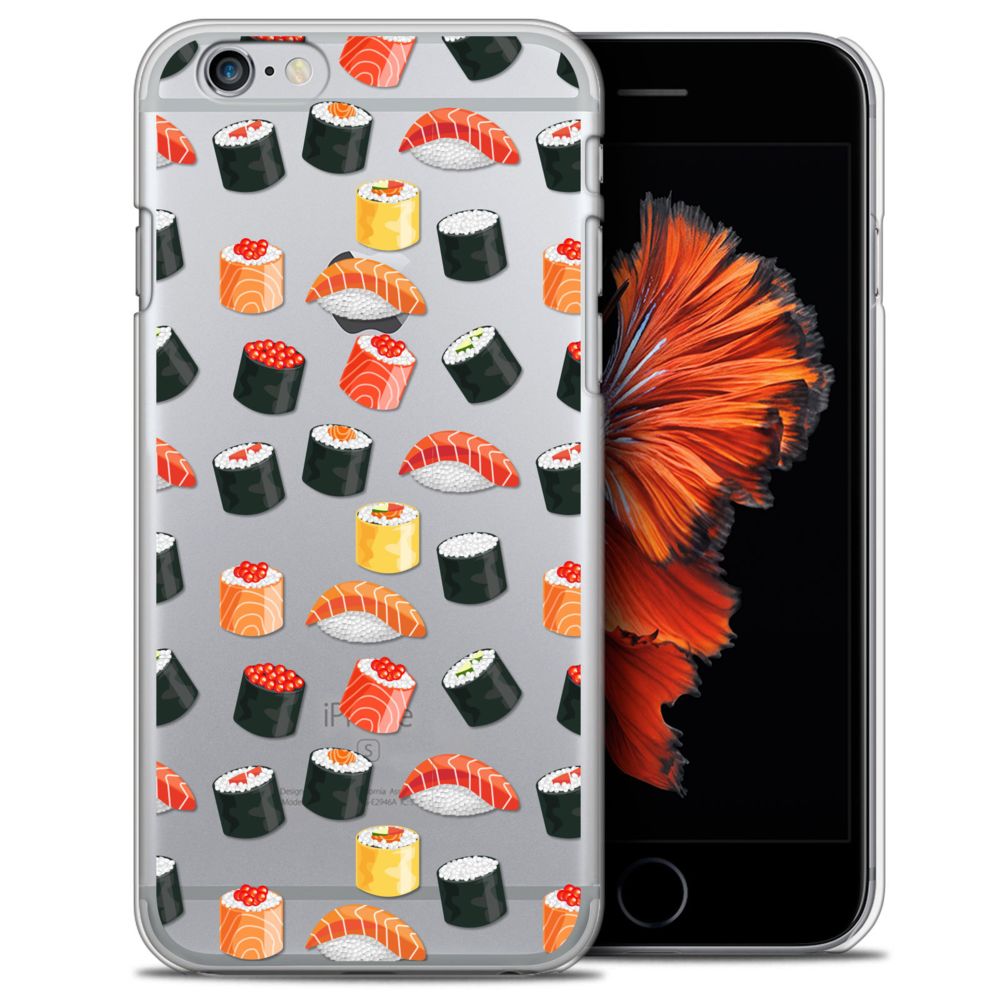 Caseink - Coque Housse Etui Apple iPhone 6/6s Plus (5.5) [Crystal HD Collection Foodie Design Sushi - Rigide - Ultra Fin - Imprimé en France] - Coque, étui smartphone