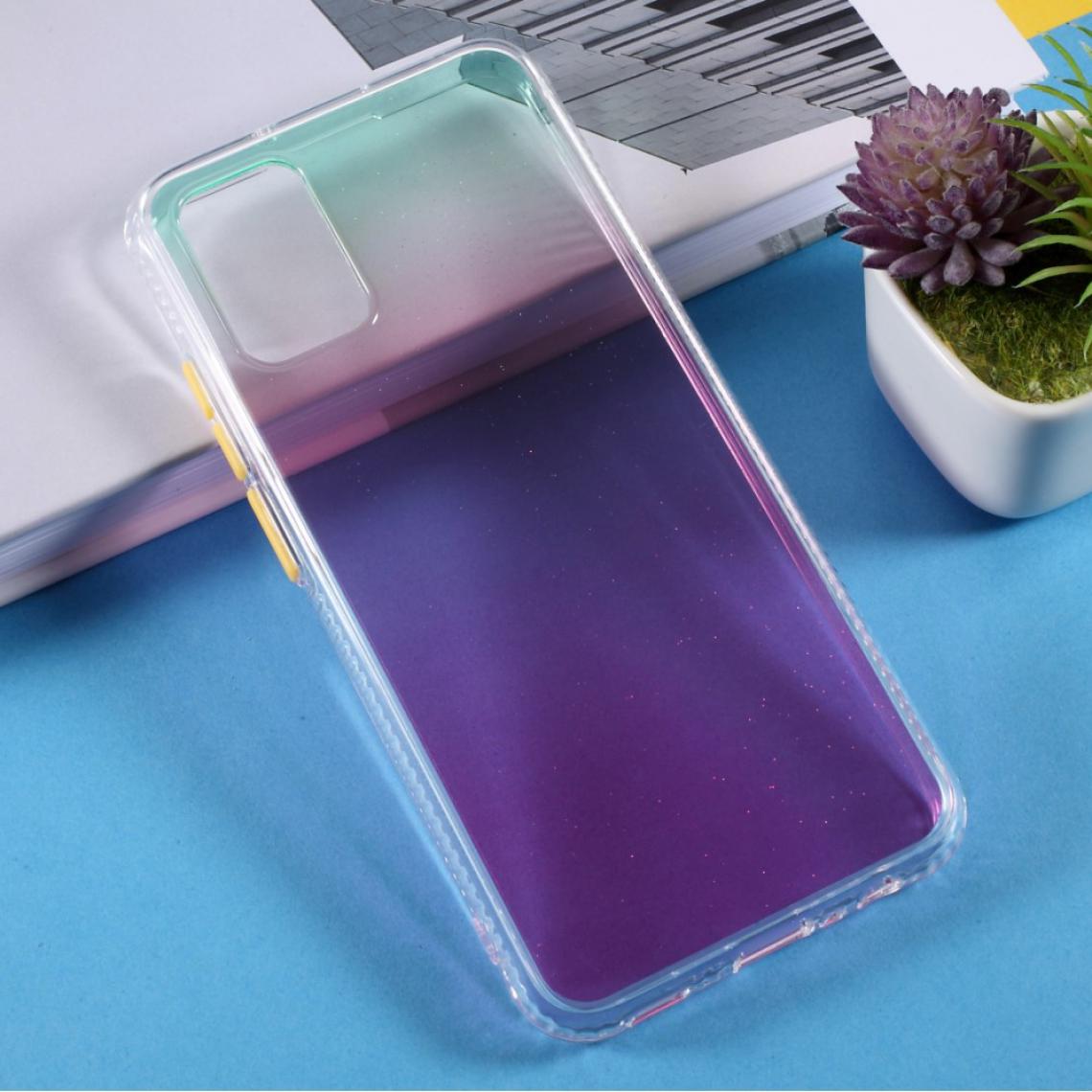 Other - Coque en TPU + acrylique Combo hybride dégradé (164,2 x 75,9 x 9,1 mm) souple violet pour votre Samsung Galaxy A02s - Coque, étui smartphone