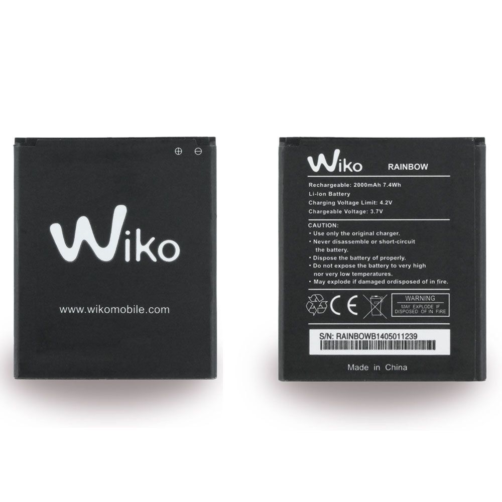 Wiko - Batterie 7.4wh 4.2v 2000mAh pour Wiko Rainbow - Autres accessoires smartphone