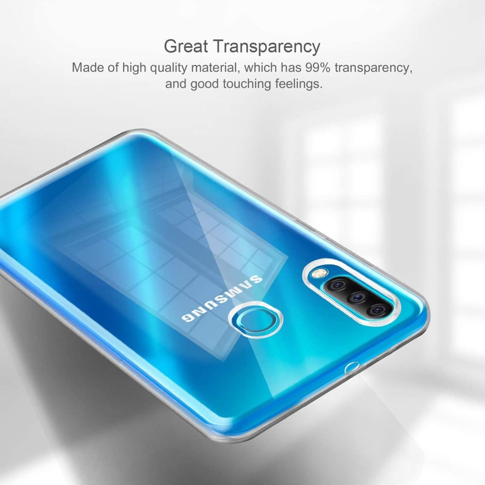 Cabling - CABLING®Coque pour Samsung Galaxy A60, [Ultra Transparente Silicone en Gel TPU Souple]Protection avec Absorption de Choc et Anti-Scratch - Coque, étui smartphone