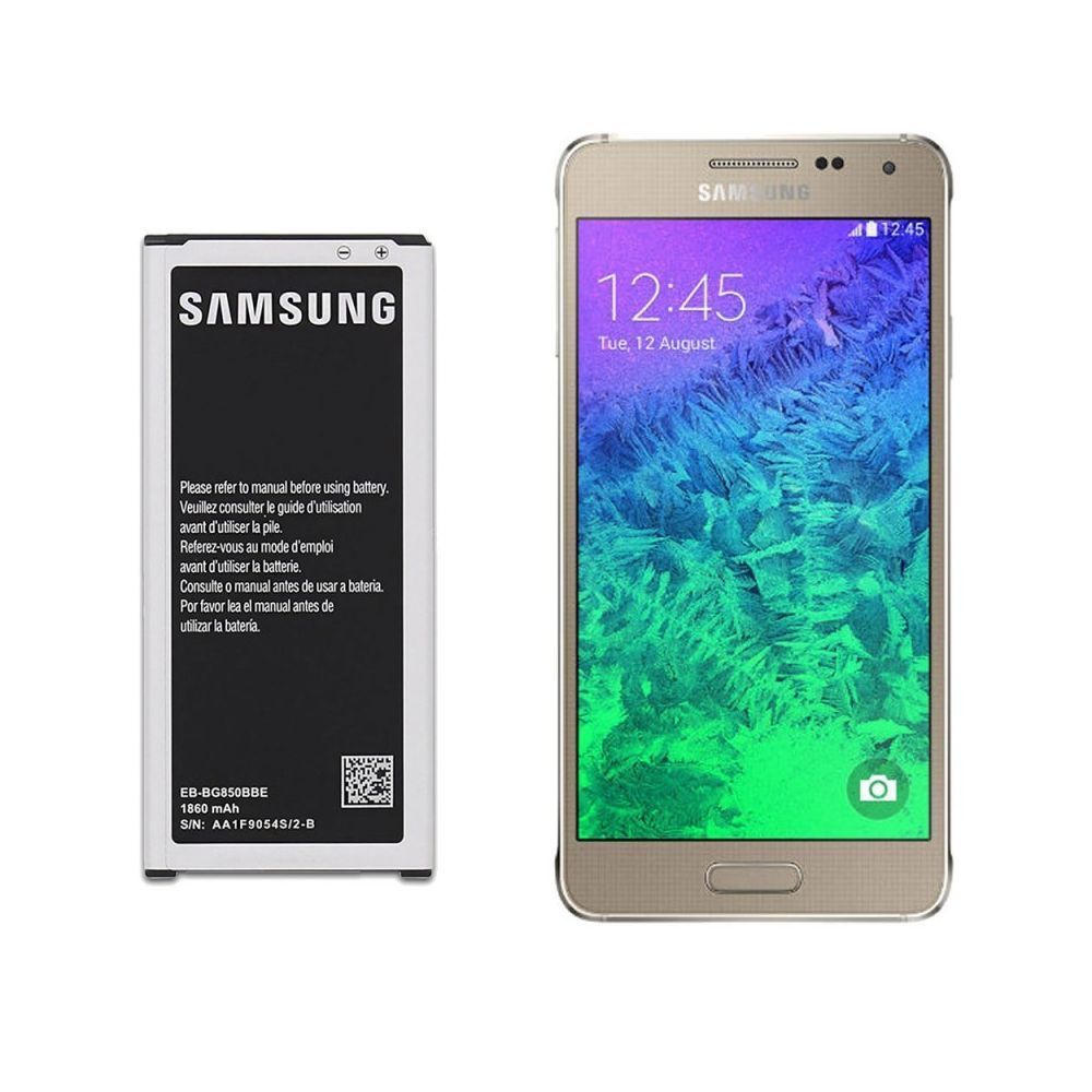 Samsung - Batterie d'origine EB-BG850BBE Pour Samsung Galaxy Alpha G850 - Batterie téléphone