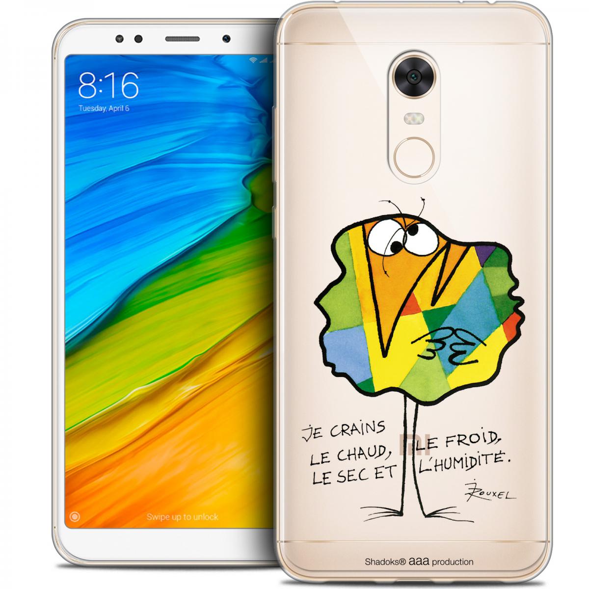 Caseink - Coque Housse Etui Pour Xiaomi Redmi 5 Plus (6 ) [Crystal Gel HD Collection Les Shadoks ? Design Chaud ou Froid - Souple - Ultra Fin - Imprimé en France] - Coque, étui smartphone