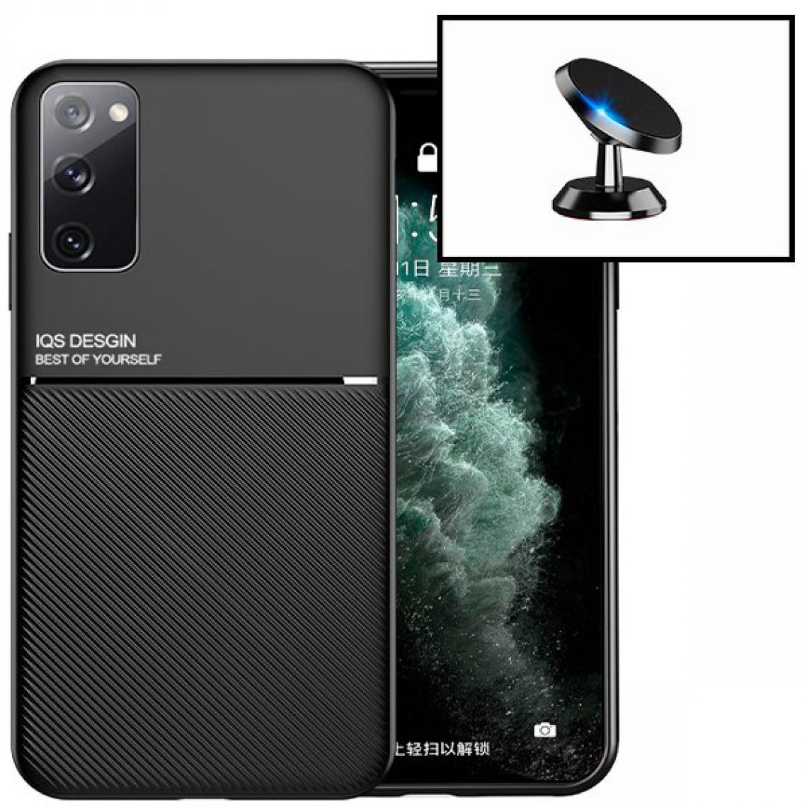 Phonecare - Kit Coque Magnetic Lux + Support de Voiture Magnétique - Samsung Galaxy S20 FE - Coque, étui smartphone