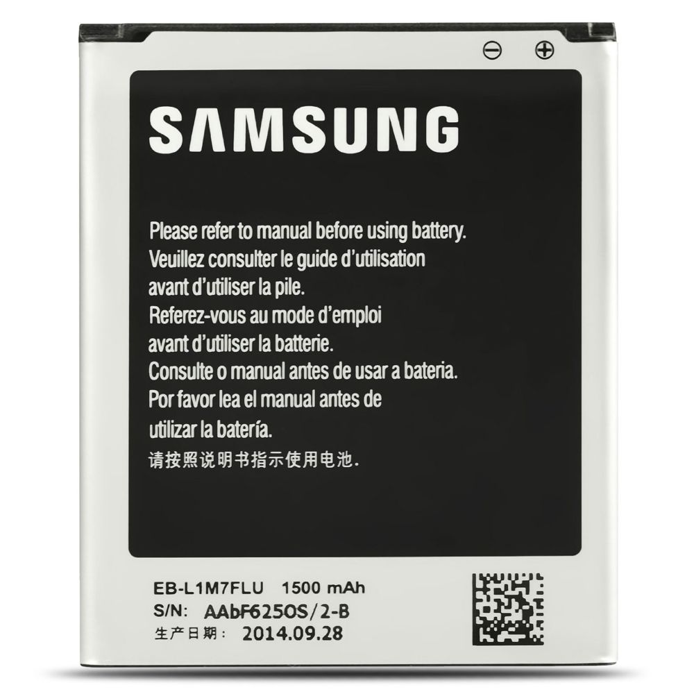 Caseink - Batterie d Origine Samsung EB-L1M7FLU Pour Galaxy S3 Mini NFC (1500mAh) - Coque, étui smartphone