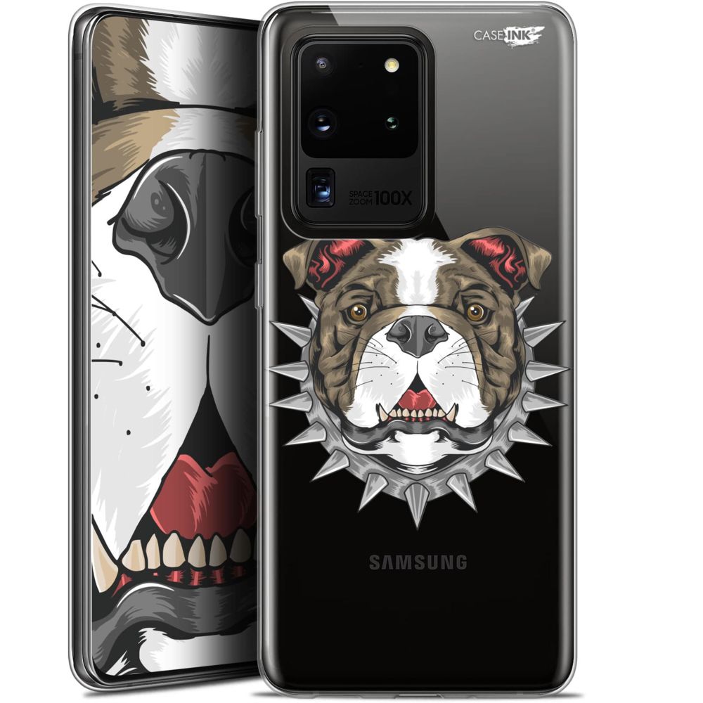 Caseink - Coque arrière Samsung Galaxy S20 Ultra (6.9 ) Gel HD [ Nouvelle Collection - Souple - Antichoc - Imprimé en France] Doggy - Coque, étui smartphone