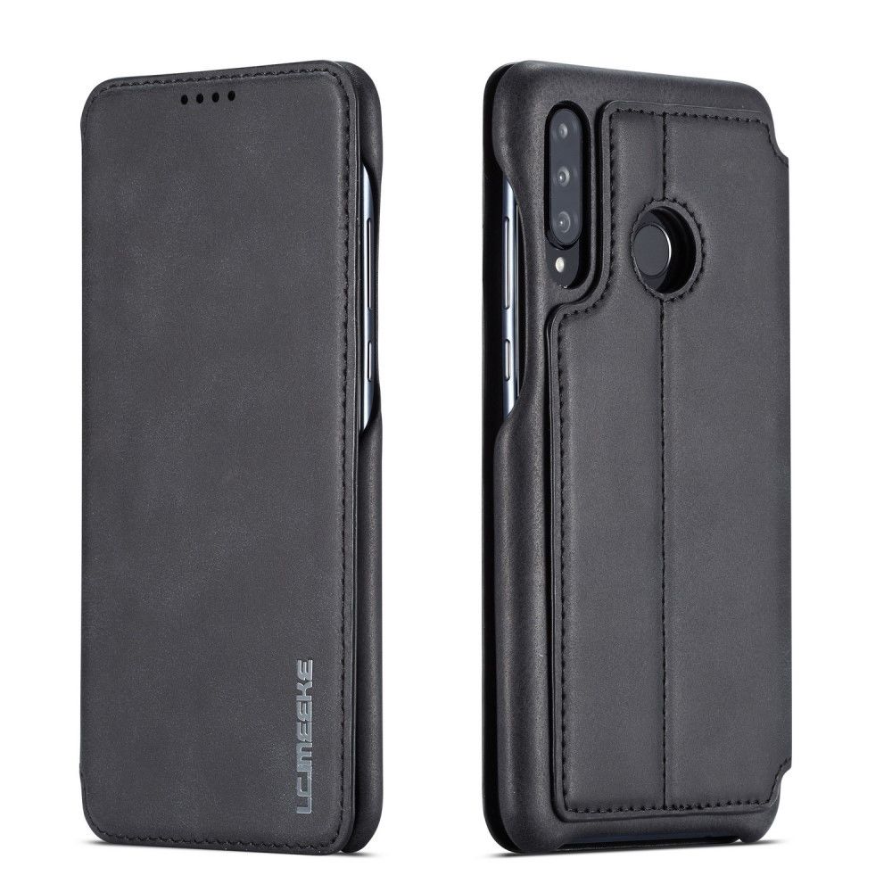 marque generique - Etui en PU porte-cartes rétro noir pour votre Huawei P30 Lite - Coque, étui smartphone