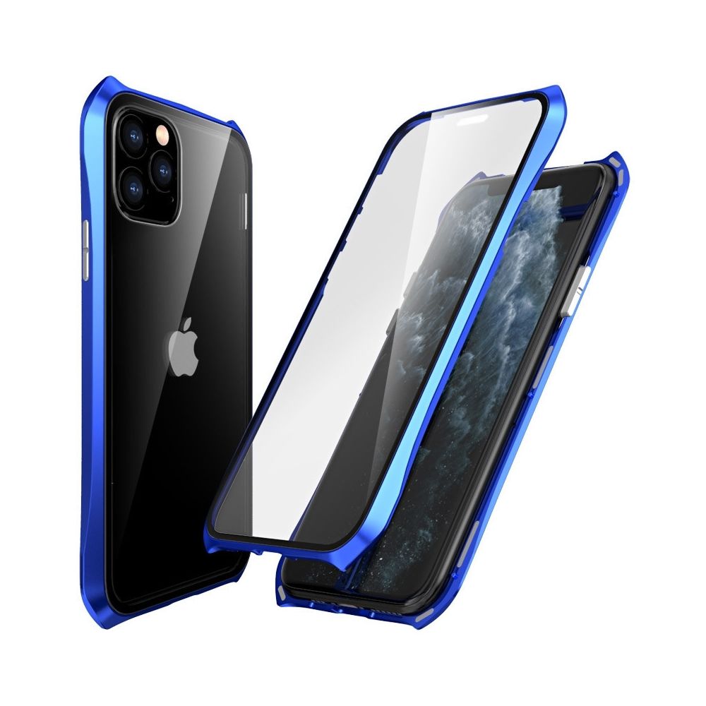 Wewoo - Coque Rigide Etui de protection contre les chutes Imperméable Tout-Compris Séries Magneto Shell pour iPhone 11 Pro PC Bleu - Coque, étui smartphone