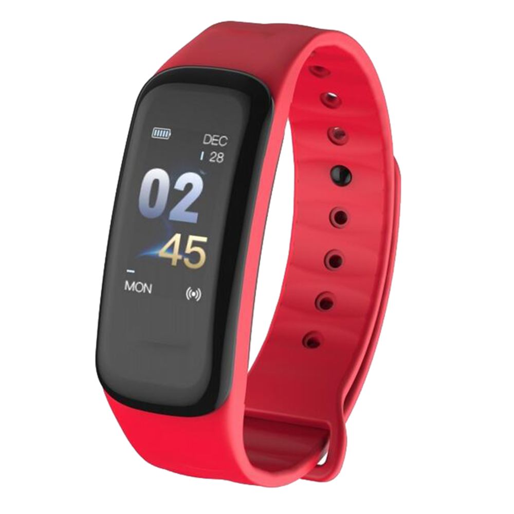 marque generique - Montre-bracelet Bluetooth Smart Sport Tracker Fitness C1Plus Smart Track bleue - Montre connectée