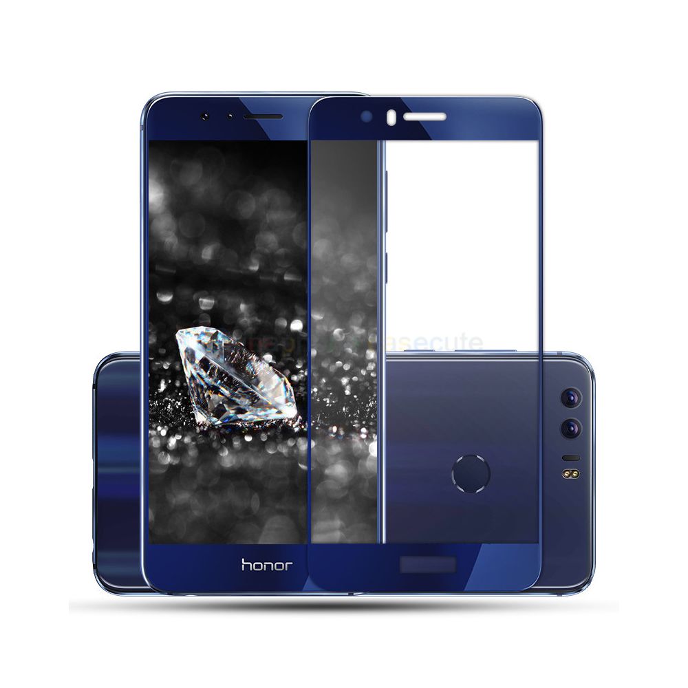 Xeptio - Huawei Honor 8 Full cover bleu - Protection écran smartphone