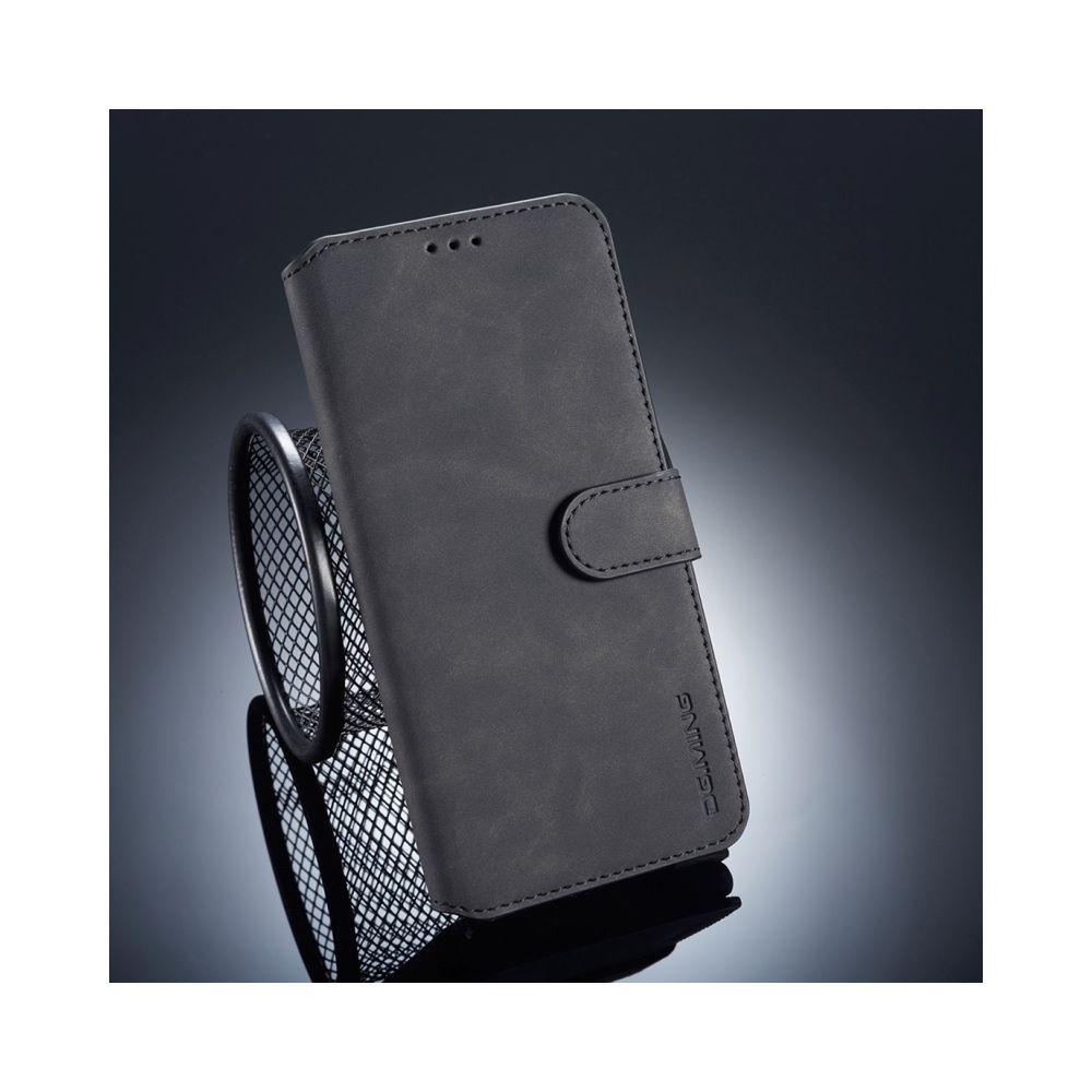 Wewoo - Housse Coque Étui à rabat horizontal côté huile Retro pour Galaxy A9 (2018), avec support et emplacements pour cartes porte-monnaie (Noir) - Coque, étui smartphone
