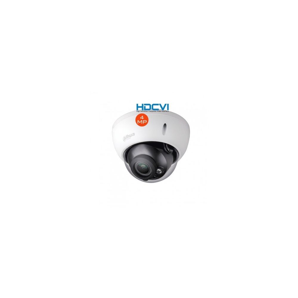 Dahua - Caméra dôme zoom motorisé 2.7-12 mm HDCVI 4MP - Caméra de surveillance connectée