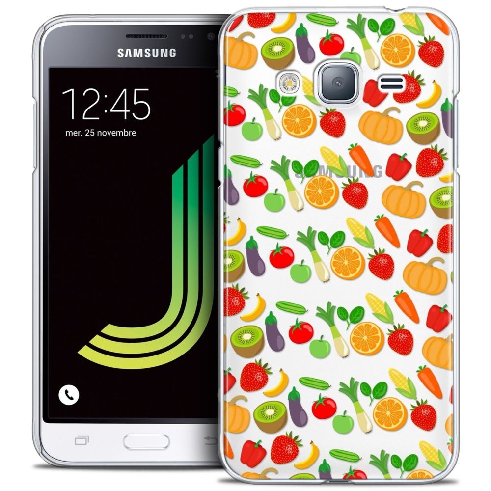 Caseink - Coque Housse Etui Samsung Galaxy J3 2016 (J320) [Crystal HD Collection Foodie Design Healthy - Rigide - Ultra Fin - Imprimé en France] - Coque, étui smartphone